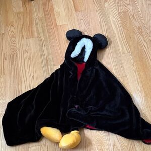 Disney Black and Red Mickey Mouse Kids One Piece